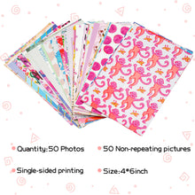 Load image into Gallery viewer, Yopyame 50PCS Preppy Aesthetic Pictures Wall Collage Kit, Retro Style Photo Collections Collage Dorm Decorations for Teens and Young Adults, Wall Prints Kit, Small Posters for Room Bedroom Aesthetic
